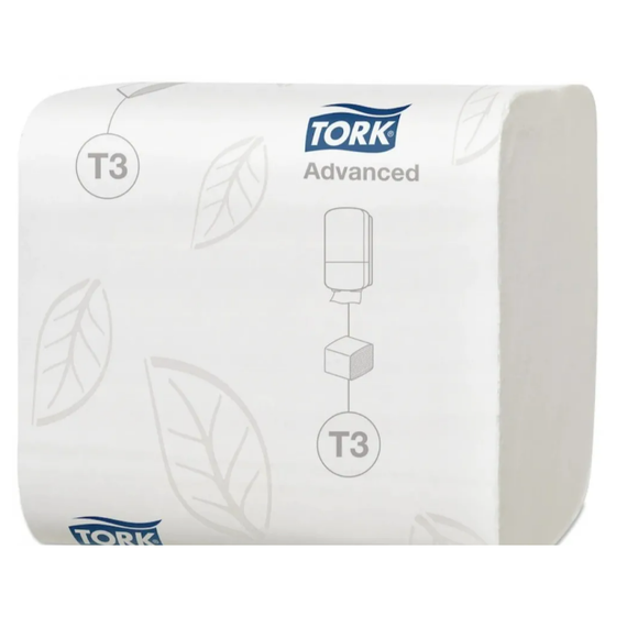 Hârtie igienică pliată, 2 straturi, Tork Advanced - - Roveli
