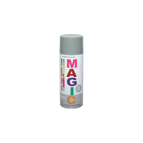Spray vopsea Magic  Gri 450ml Cod: 7001 - - Roveli