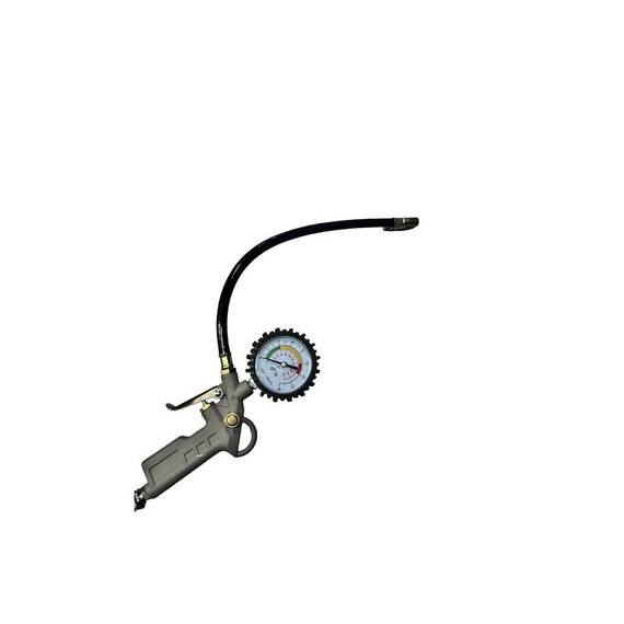 Furtun unflat roti camion 15m cu pistol si manometru  Verde - 2- Roveli