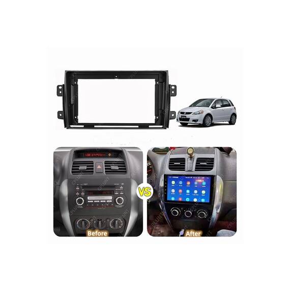 Rama Navigatie 9" cu cablaj  compatibila Suzuki Grand Vitara 2005-2015 Cod: NV3185 / GR1 - 4- Roveli