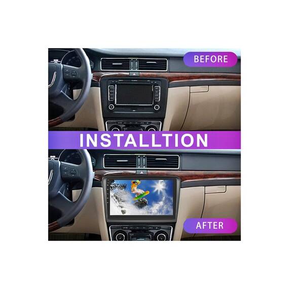 Rama Navigatie 9" cu cablaj si modul canbus compatibila Seat Alhambra  2010->  Cod: NV3229 / GR1 - 4- Roveli