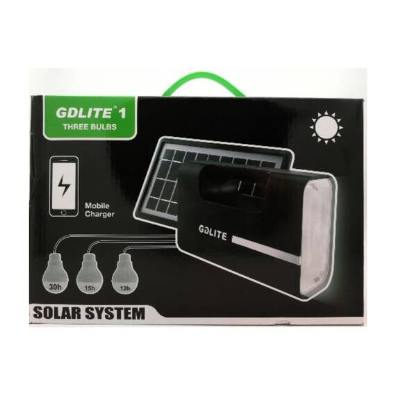 Sistem iluminare LED cu panou solar GDLITE 1, 3 becuri - 5- Roveli
