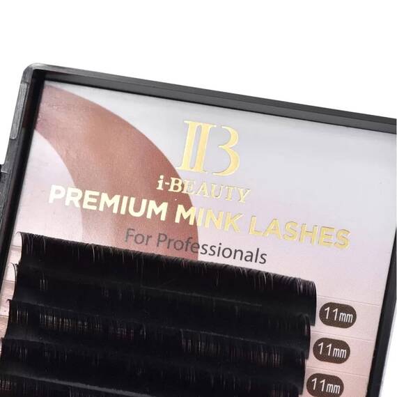 Extensii de gene MIX curbura L Ibeauty Premium Mink, extensii gene premium, 16 linii, Culoare (26): negru, Grosime (26): 0.07, Lungime (26): mix (8-14) mm - 3- Roveli