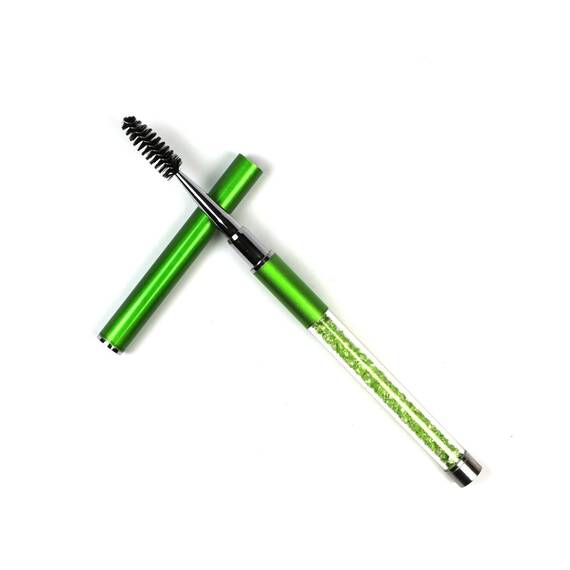 Periuta mascara cu sclipici pentru pieptanarea extensiilor de gene, Culoare (26): alb - 3- Roveli