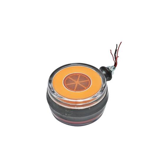 Lampa sub oglinda gabarit portocalie  lumina LED tip neon Cod: FR 0332 - 2- Roveli