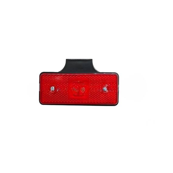 Lampa laterala cu suport 4 SMD LED 12-24V Cod: FR 0183 - Rosu - - Roveli