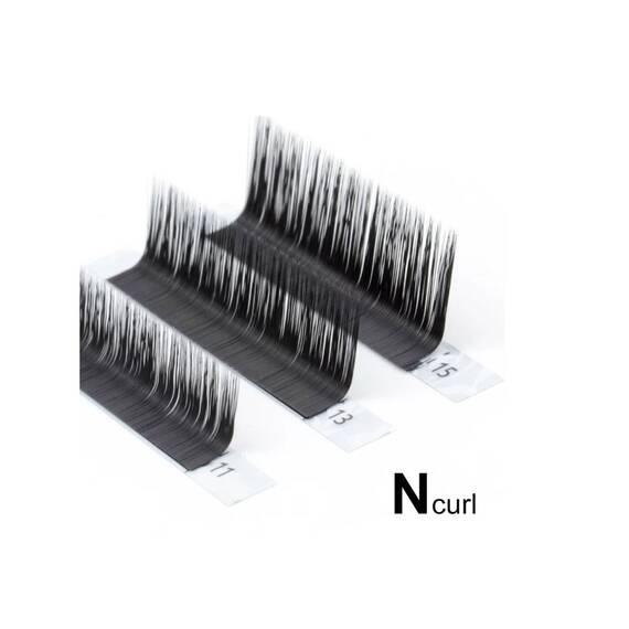 Extensii de gene curbura N Nagaraku Classical Single, extensii gene premium, 16 linii, Culoare (26): negru, Grosime (26): 0.10, Lungime (26): 10 mm - 2- Roveli