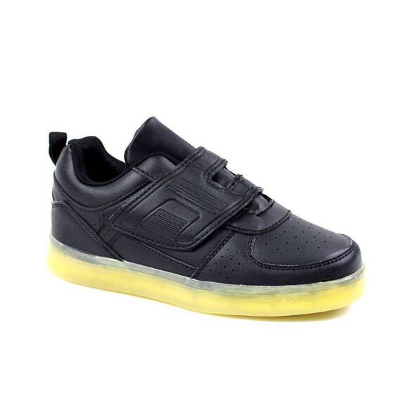 Pantofi sport de copii , comozi si practici LB-687-BLACK, Culoare (12): Negru, Marime (12): 31 - - Roveli