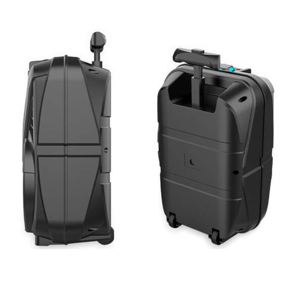 Boxa portabila ZQS8136 cu microfon, 48W PMPO, BT/FM/USB, LED RGB - 2- Roveli