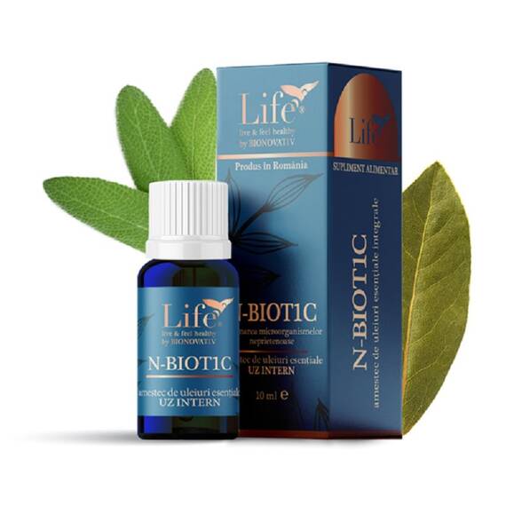 N-BIOT 1C Amestec de Uleiuri Esentiale 10 ml Bionovativ Life - - Roveli