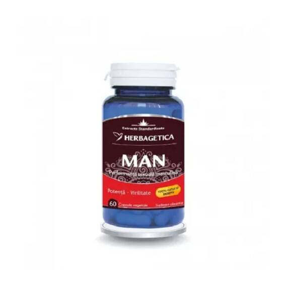 Man Zen Forte 60 capsule Herbagetica - - Roveli
