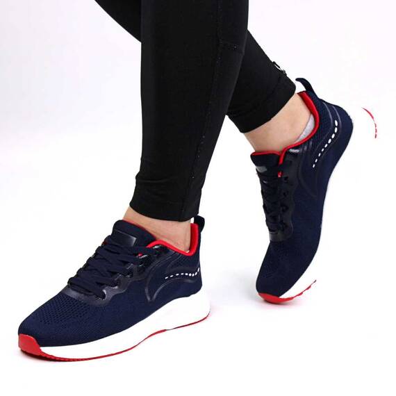 Sneakers de dama cu talpa din spuma , usori si comozi 605-NAVY, Culoare (12): Alb, Bleumarin, Marime (12): 37** - - Roveli