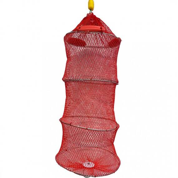 Juvelnic cu 3 flotoare, plasa cauciucata, 100cm, diametru 40cm - - Roveli