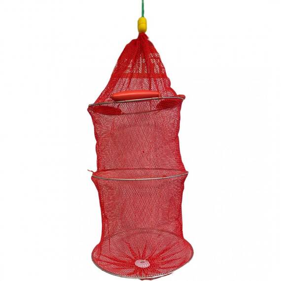 Juvelnic cu 3 flotoare, plasa cauciucata, 80cm, diametru 40cm - - Roveli