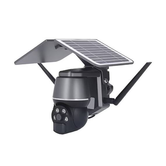 Camera de supraveghere cu incarcare solara QS808, HD, 4G, 9600mAh - - Roveli