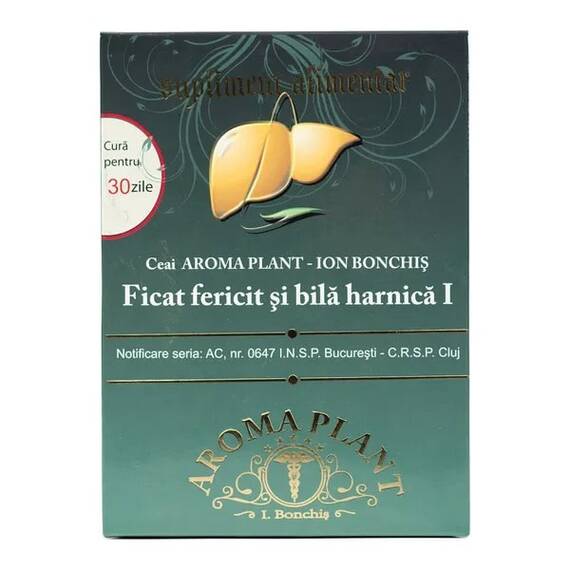 Ceai Ficat Fericit si Bila Harnica I 160 g Aroma Plant Bonchis - - Roveli