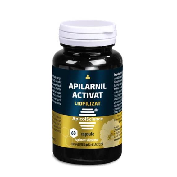 Apilarnil Activat Liofilizat 60 capsule Apicol Science - - Roveli