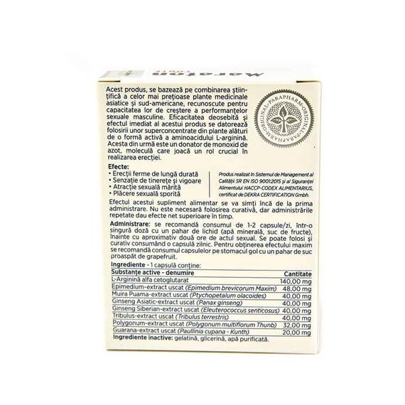 PACHET Maraton Forte 60 capsule, Parapharm - 2- Roveli