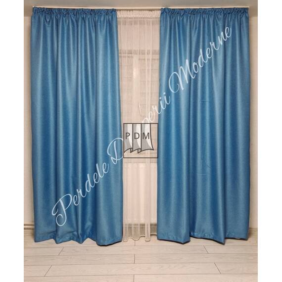 Draperie Living sau Dormitor TIP SAC, Culoare TURCOAZ - - Roveli Draperie Living sau Dormitor TIP SAC, Culoare TURCOAZ - - Roveli