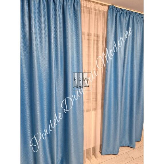 Draperie Living sau Dormitor TIP SAC, Culoare TURCOAZ - 2- Roveli Draperie Living sau Dormitor TIP SAC, Culoare TURCOAZ - 2- Roveli