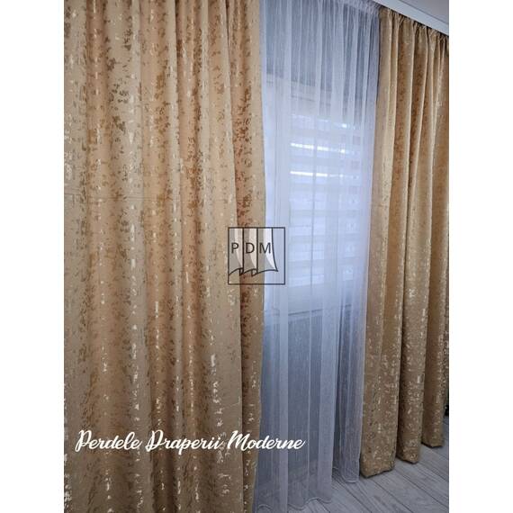 DRAPERIE Living, Dormitor TIP STUCCO, culoare CREM - 3- Roveli DRAPERIE Living, Dormitor TIP STUCCO, culoare CREM - 3- Roveli