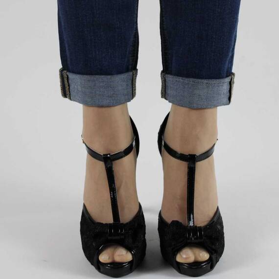 Sandale de dama cu toc inalt negre 4252-58-BLACK, Culoare (12): Negru, Marime (12): 37 - 2- Roveli