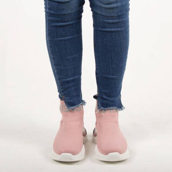 Sneakers de dama din material elastic M-24-PINK, Culoare (12): Roz, Marime (12): 40 - 2- Roveli Sneakers de dama din material elastic M-24-PINK, Culoare (12): Roz, Marime (12): 40 - 2- Roveli