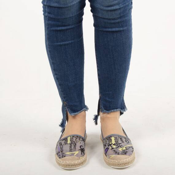 ​Espadrile de dama, albastre, cu talpa joasa si comoda PD-28-BLUE, Culoare (12): Albastru, Marime (12): 37* - 2- Roveli