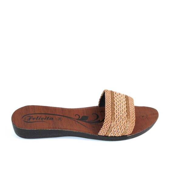 ​Papuci de dama, bej, cu talpa joasa PP53-BEIGE, Culoare (12): Bej, Marime (12): 38* - 4- Roveli