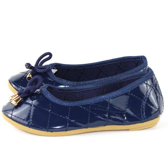 ​Balerini de copii, albastri cu talpa usoara  KH-2-BLUE, Culoare (12): Albastru, Marime (12): 24 - 3- Roveli