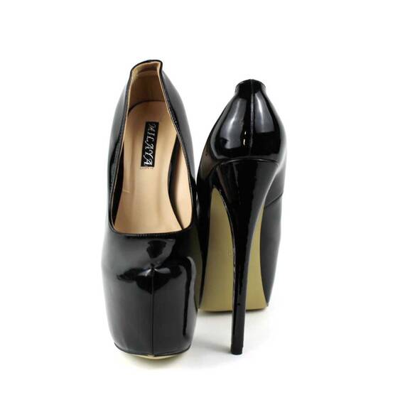 Pantofi de dama cu platforma inalta si toc ascutit RMD-5F5627-1-BLACK, Culoare (12): Negru, Marime (12): 36* - 5- Roveli