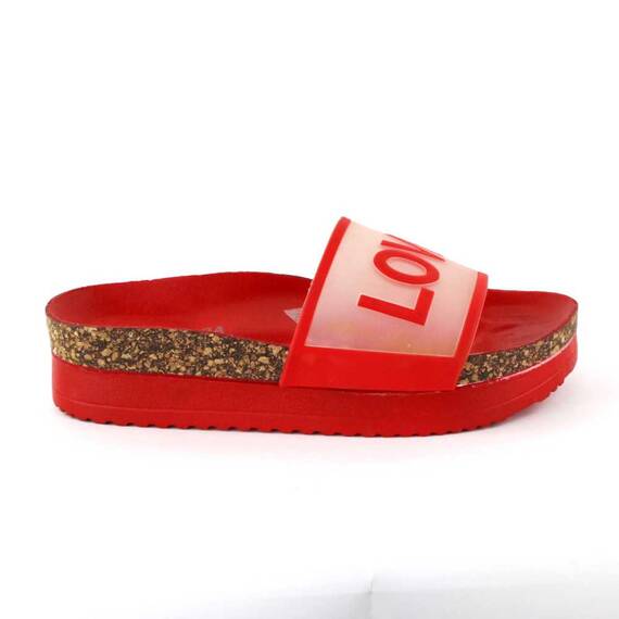 Papuci de dama,usori si comozi 00112-RED, Culoare (12): Rosu, Marime (12): 41 - 3- Roveli