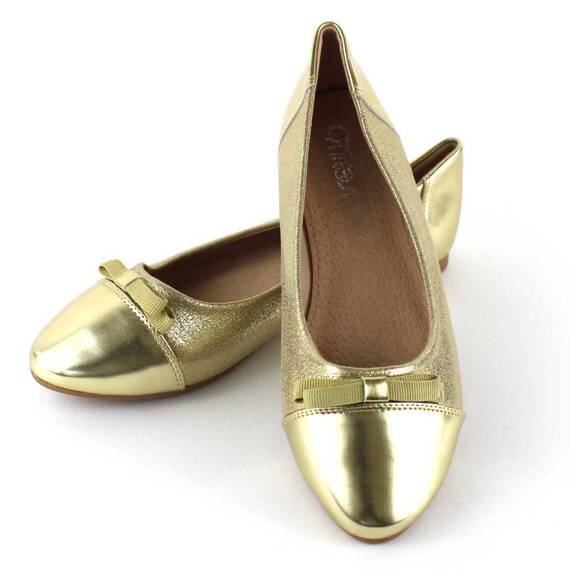 Balerini de dama,comozi si usori GRS-1922-GOLD, Culoare (12): Auriu, Marime (12): 38* - 4- Roveli
