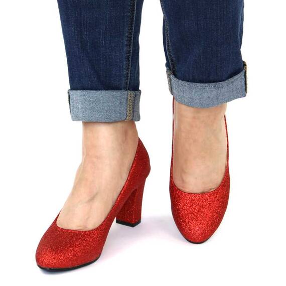 Pantofi eleganti de dama, cu toc inalt RD21-1-RED, Culoare (12): Rosu, Marime (12): 36 - 2- Roveli