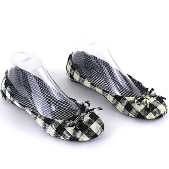 Balerini de dama, confortabili si usori, cu fundita KARO-05-BLACK, Culoare (12): Negru, Bej, Marime (12): 36 - 2- Roveli