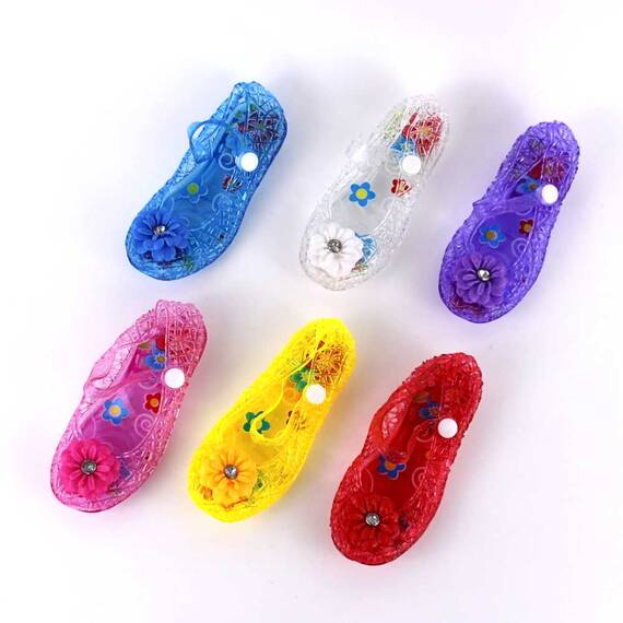 Balerini de copii, perforati, cu bareta si decorati cu floare  F113-BLUE, Culoare (12): Albastru, Marime (12): 29 - 2- Roveli