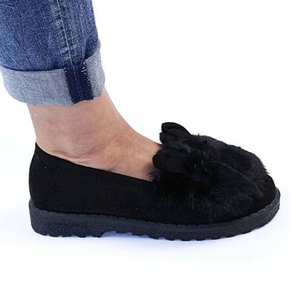 ​Pantofi de dama decorati cu blanita 1617-22-BLACK, Culoare (12): Negru, Marime (12): 37 - 4- Roveli