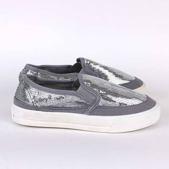 ​Espadrile de copii cu paiete, comode si usoare A5-SILVER, Culoare (12): Argintiu, Alb, Marime (12): 31 - 2- Roveli