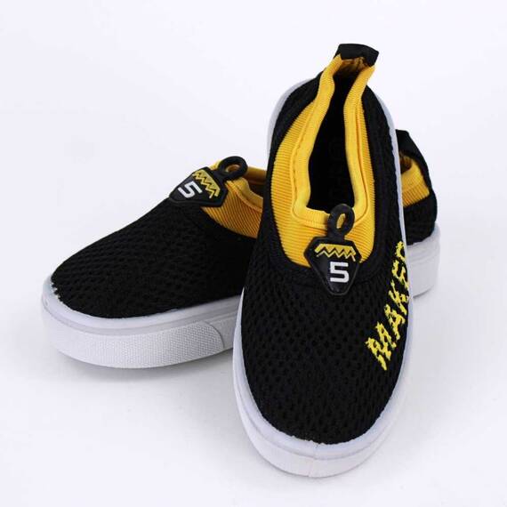 ​Espadrile de copii, usoare si practice LB1711-BLACK/YELLOW, Culoare (12): Alb, Negru, Galben, Marime (12): 25 - 2- Roveli