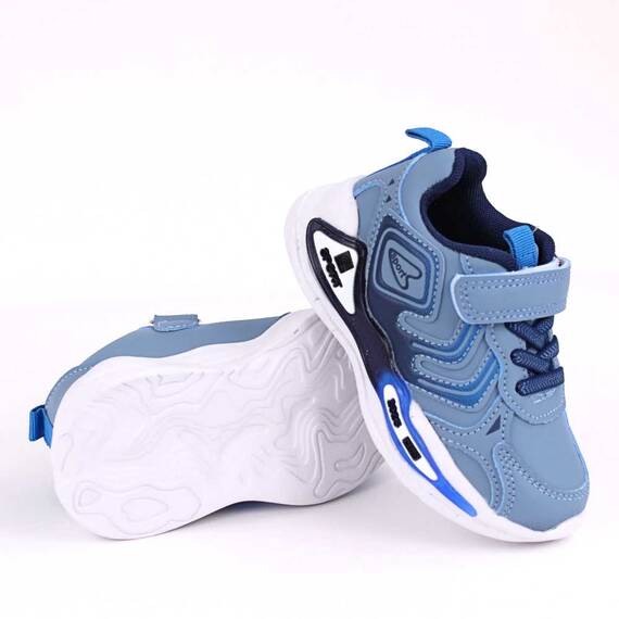 Sneakers  confortabil, pentru copii, cu talpa usoara V2025-BLUE, Culoare (12): Alb, Albastru, Bleumarin, Marime (12): 28 - 4- Roveli