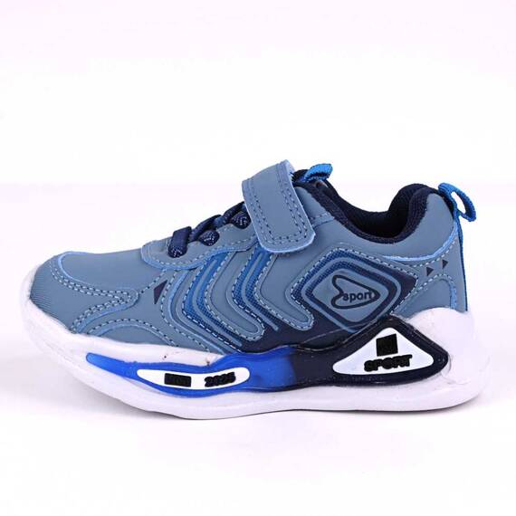 Sneakers  confortabil, pentru copii, cu talpa usoara V2025-BLUE, Culoare (12): Bleumarin, Marime (12): 29 - 3- Roveli