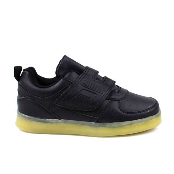 Pantofi sport de copii , comozi si practici LB-687-BLACK, Culoare (12): Negru, Marime (12): 31 - 4- Roveli