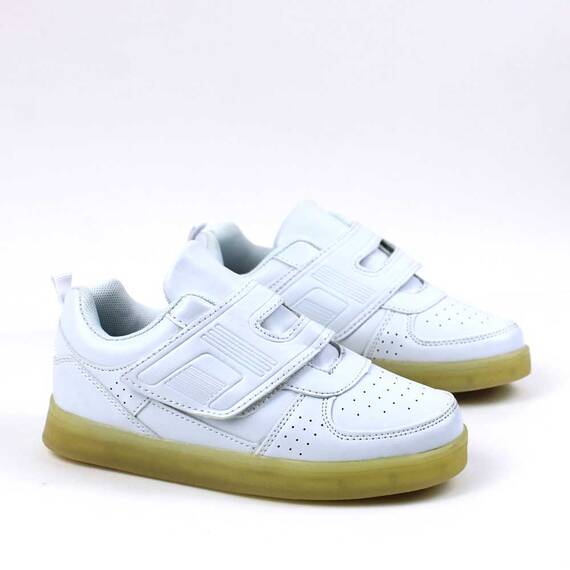Pantofi sport de copii , comozi si practici LB-687-WHITE, Culoare (12): Alb, Marime (12): 32 - 2- Roveli