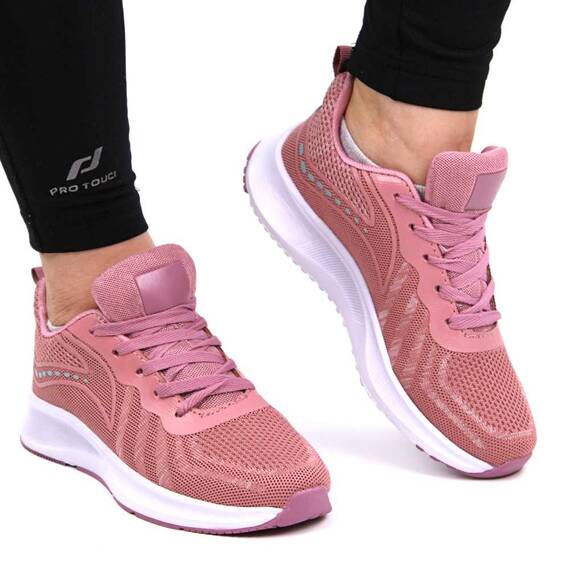 Sneakers de dama cu talpa din spuma , usori si comozi 605-PINK, Culoare (12): Roz, Marime (12): 37** - 4- Roveli