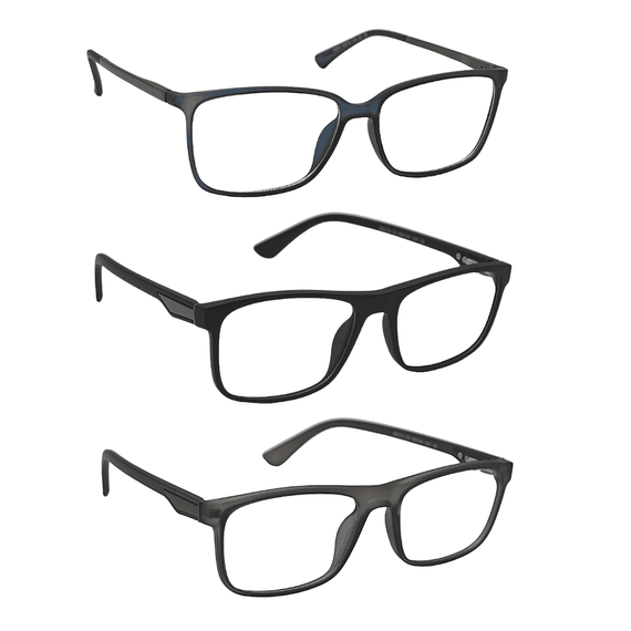 Rame ochelari TR90, lentile anti UV fara dioptrii, 3 modele - - Roveli