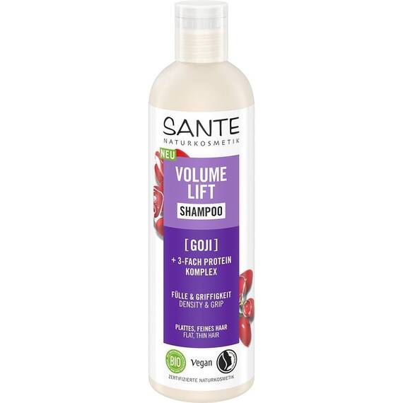 Sampon cu goji pentru volum pentru par fin 250ml Sante - - Roveli