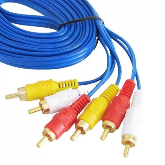 Cablu conectare E040, audio/video, RCA, 150cm - 6- Roveli