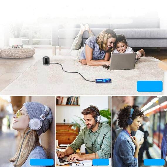 Cablu audio auxiliar, QYP50, mufa jack, 3.5mm, 10cm - 4- Roveli