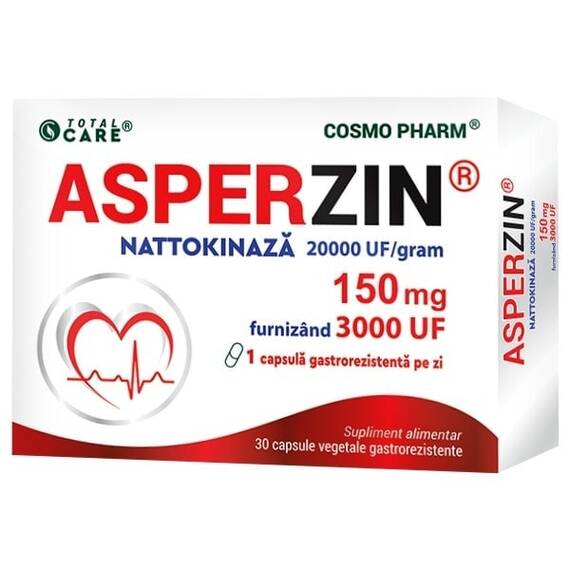 ASPERZIN (Natokinază) 150 mg 30 capsule CosmoPharm - - Roveli