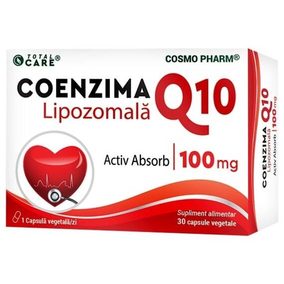 COENZIMA Q10 Lipozomală 30 capsule CosmoPharm - - Roveli